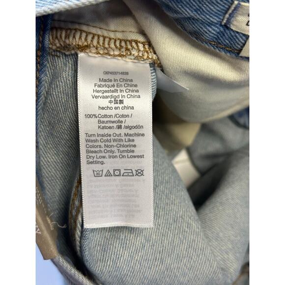 NWT Madewell Curvy Relaxed Denim Shorts in Cedarcroft Wash Size 31 - Picture 6 of 6